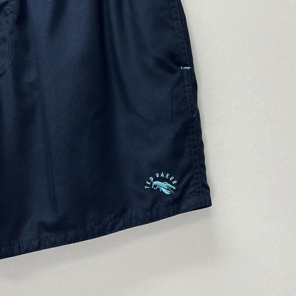 Ted Baker Lined Plankton Swim Shorts 5" Navy Size 3 38 L - Picture 3 of 11